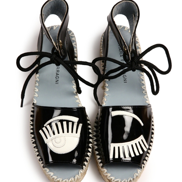 Chiara Ferragni Shoes - *HOST PICK* BNIB Chiara Ferragni Black Espadrilles